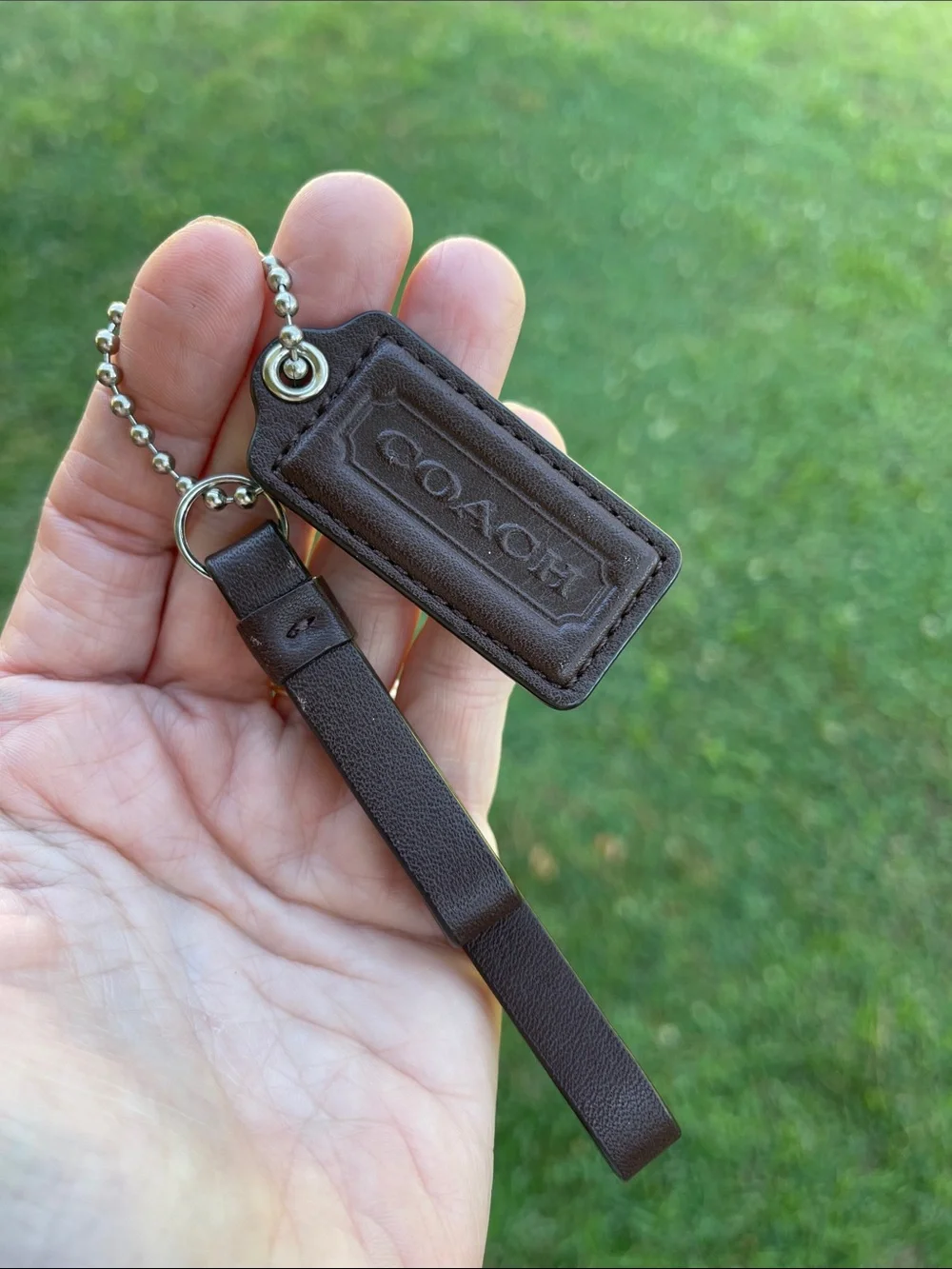 Coach Brown Hangtag & Zipper Pull - Replacement Parts